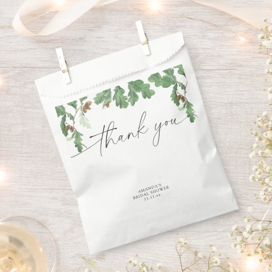 Acorn tree vrijgezellenfeest bedankzakje (Geknipt)