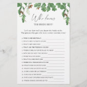 Acorn tree - Wie weet de bruid beste spel (Voorkant)