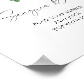 Acorn verlaat vrijgezellenfeest - sangria bar poster (Hoek)