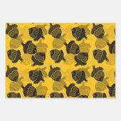 Acorn Woodblock Inpakpapier Vel (Voorkant 3)