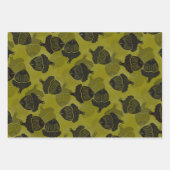 Acorn Woodblock Inpakpapier Vel (Voorkant)