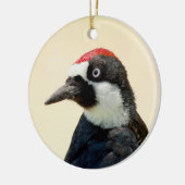 Acorn Woodpecker Portrait Keramisch Ornament (Links)