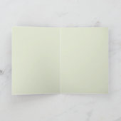 Acorn Wreath 3-fotokerstfeestdag, gevouwen kaart (Binnen)