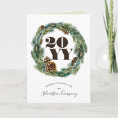 Acorn Wreath kerstfeestay Corporate Folded (Voorkant)