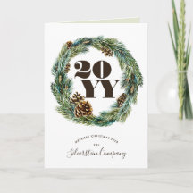 Acorn Wreath kerstfeestay Corporate Folded