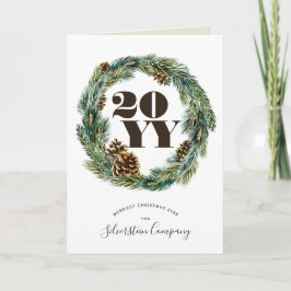 Acorn Wreath kerstfeestay Corporate Folded