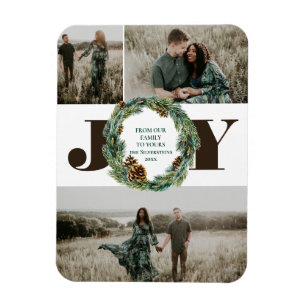 Acorn Wreath Kerstfeestdag Magneet