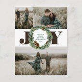 Acorn Wreath Kerstmis Feestdagenkaart (Voorkant)