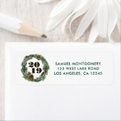 Acorn WreatReturn Address Label (Insitu)