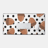 Acorn Zwart Stippen Herfst Y2K Patroon Bureaumat (Keyboard & Muis)
