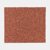 Acorns and Oak Leaves (van William Morris) Fleece Deken (Voorkant (Horizontaal))