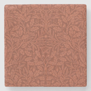 Acorns and Oak Leaves (van William Morris) Stenen Onderzetter