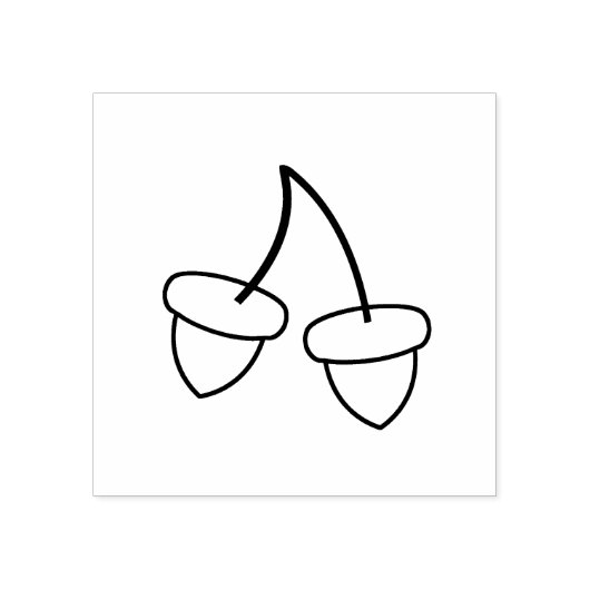 Acorns Art Stamp Rubberstempel (Afrduk)