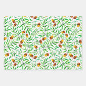 Acorns en Stripes Inpakpapier Vel (Voorkant 2)