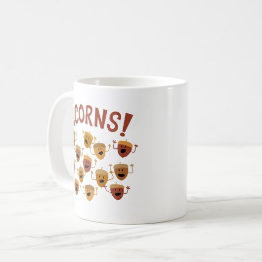 Acorns. Koffiemok (Voorkant links)