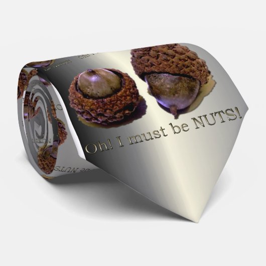 Acorns - Oh, ik ben vast nuts Stropdas (Opgerold)