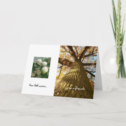Acorns to Oaks Card Kaart (Voorkant)
