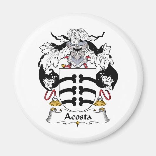Acosta Family Crest Magneet (Voorkant)