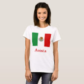 Acosta Mexicaanse vlag T-shirt (Voorkant volledig)