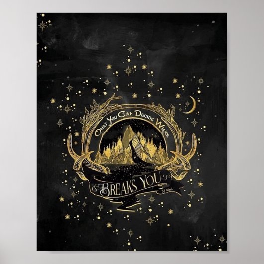 Acotar citeert alleen je bepaalt wat je breekt poster (Voorkant)