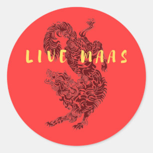 ACOTAR LIVE MAAS RONDE STICKER