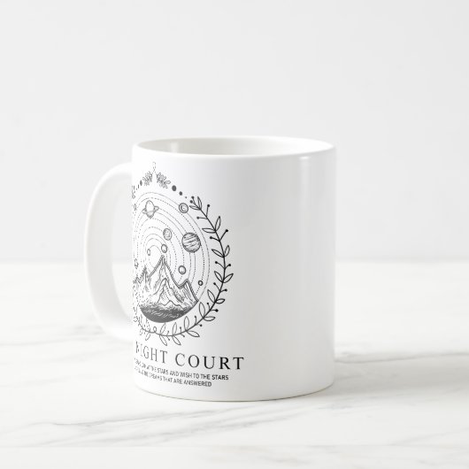 ACOTAR Quote Keramische Mok (Voorkant links)