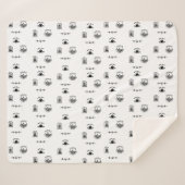 ACOTAR Sherpa Blanket Sherpa Deken (Voorkant (horizontaal))