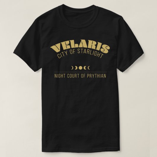 Acotar Velaris Night Court Stad van Starlight 2 T-shirt (Design voorkant)