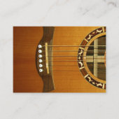 Acoustic 6 String Guitar Visitekaartje (Voorkant)