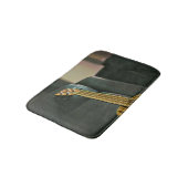 acoustic bass electric guitar gift badmat (Gekanteld)