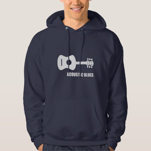 Acoustic Blues Hoodie (Voorkant)