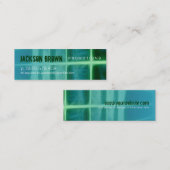 Acoustic Green Small Visitekaartje (Voorkant / Achterkant)