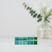 Acoustic Green Small Visitekaartje (Staand voorkant)