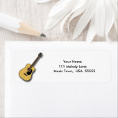 Acoustic Guitar Address Label (Insitu)