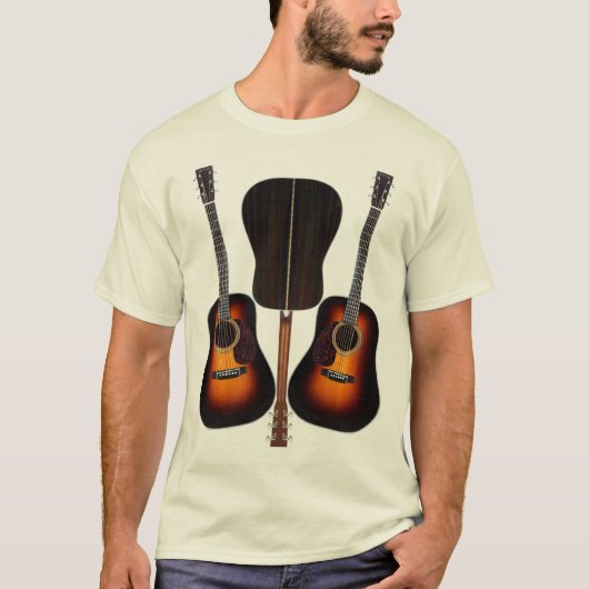 Acoustic Guitar Array Shirt (Voorkant)