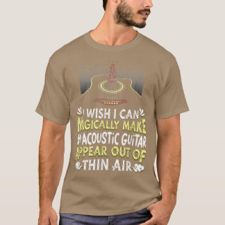 Acoustic Guitar Band Player MusicianMagical Guitar T-shirt