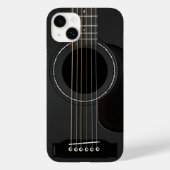 Acoustic Guitar Black Case-Mate iPhone Case (Achterkant)