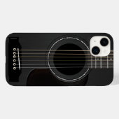 Acoustic Guitar Black Case-Mate iPhone Case (Achterkant (horizontaal))