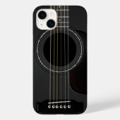 Acoustic Guitar Black Case-Mate iPhone Case (Achterkant)
