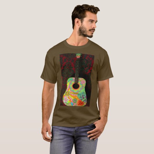 Acoustic guitar Classic T-Shirt (Voorkant volledig)
