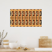 Acoustic Guitar Collage Poster Print (Keuken)
