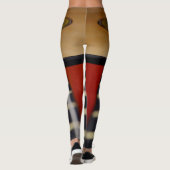 Acoustic Guitar Fretboard Strings Leggings (Achterkant)