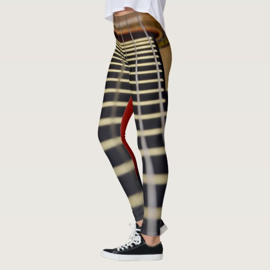 Acoustic Guitar Fretboard Strings Leggings (Links)