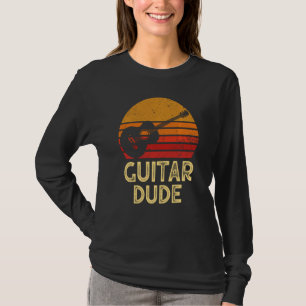 Acoustic Guitar Guy Player Musician Idee T-shirt