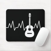 Acoustic Guitar Heart Beat Muismat (Met muis)