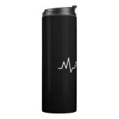 Acoustic Guitar Heart Beat Thermosbeker (Gedraaid links)