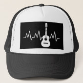 Acoustic Guitar Heart Beat Trucker Pet (Voorkant)
