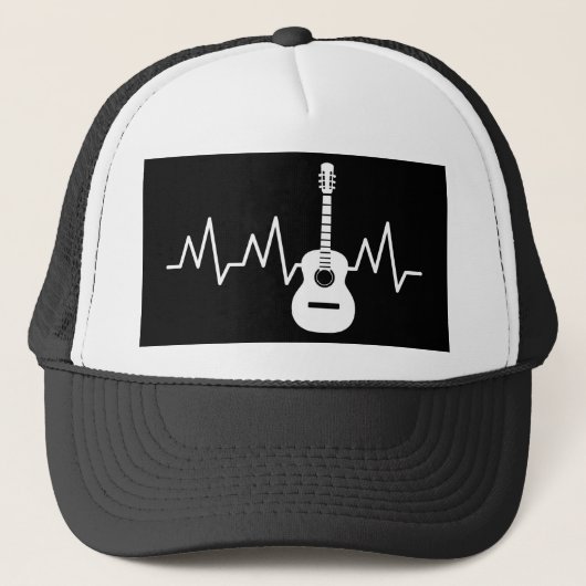 Acoustic Guitar Heart Beat Trucker Pet (Voorkant)