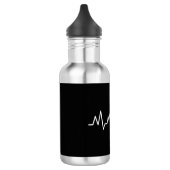 Acoustic Guitar Heart Beat Waterfles (Links)
