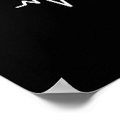 Acoustic Guitar Heartbeat Gift Instrument Guitaris Poster (Hoek)